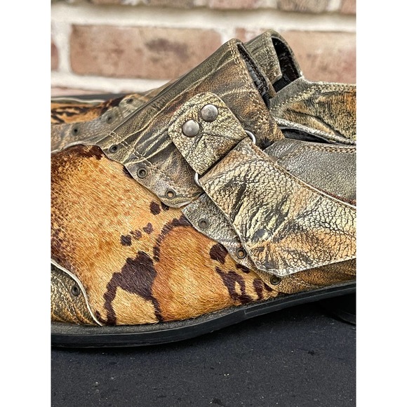 Zota Leopard Print Men's Shoes S-11 - Picture 3 of 9